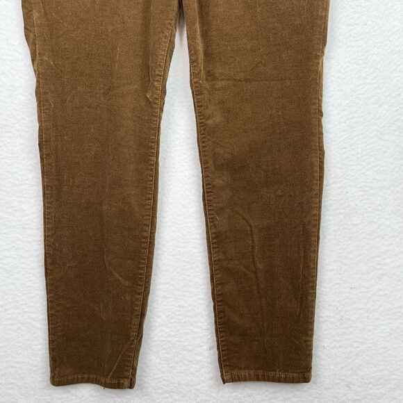 Kut From The Kloth Diana Fab Ab Skinny Corduroy Pants Brown 16P Petite High Rise - Picture 4 of 15
